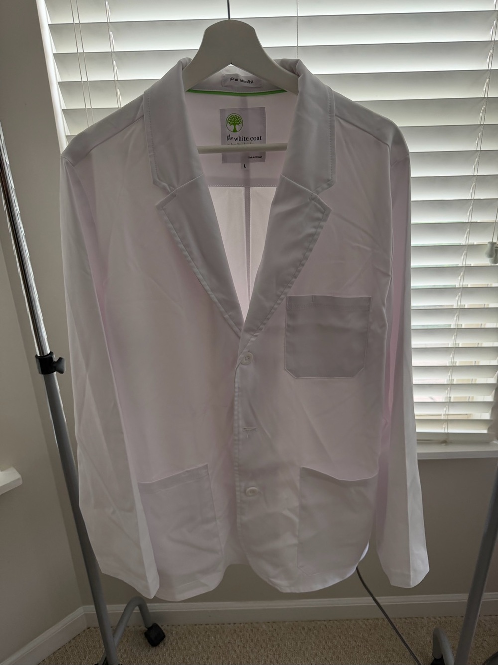 healing hands White Men's Lightweight Lab Jacket